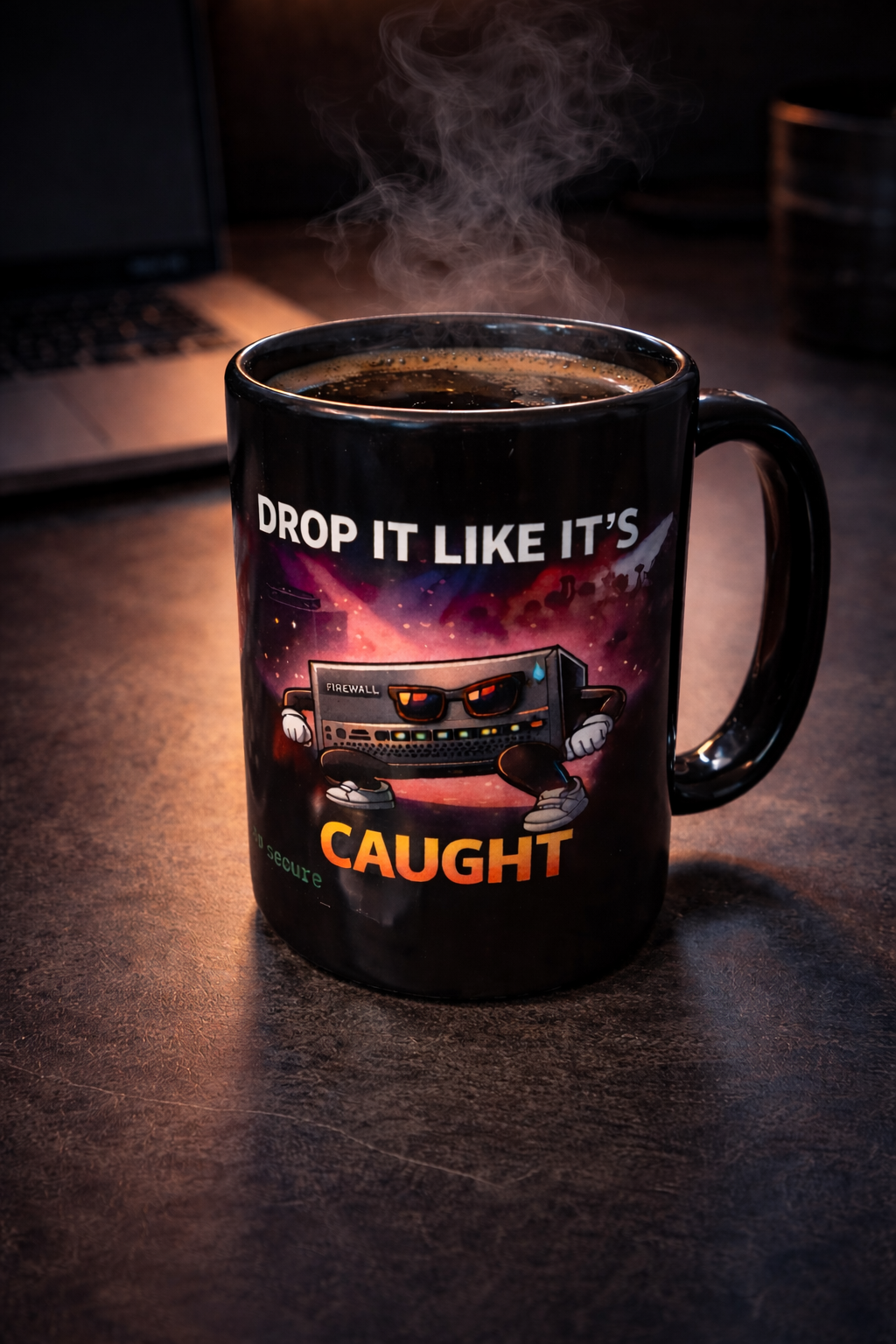 Drop It Like It's Caught mug